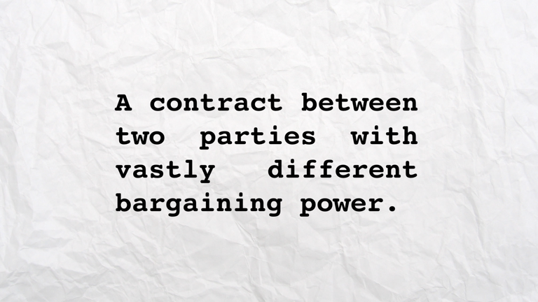 unfair contract